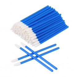 MACROBRUSHES applicators for eyebrows, eyelashes, lips - sapphire blue, 50 pcs/pack
